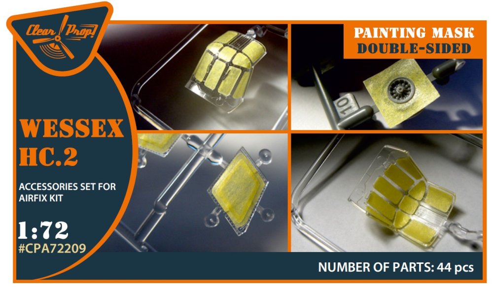 1/72 Wessex HC.2 double-sided painting mask (AIRF)