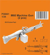 1/35 M60 Machine Gun (2 pcs.) 3D-Print