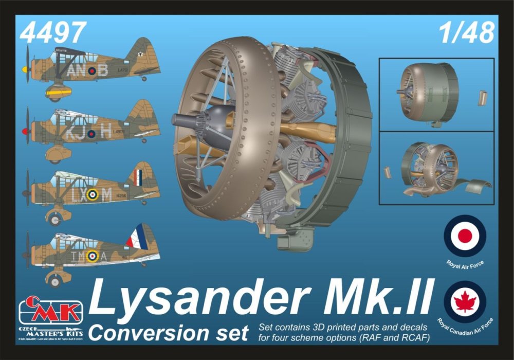 1/48 Lysander Mk.II (Perseus Engine) Conv.Set