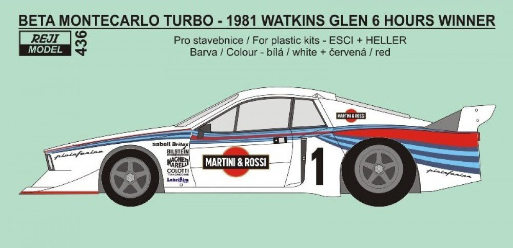 1/24 Lancia Beta Montecarlo Turbo 1981 Watkins Gl.