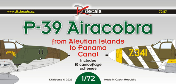 1/72 P-39 Airacobra from Aleutian Isl.to Panama C.