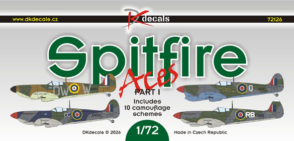 1/72 Spitfire Aces (10x camo) Part I.