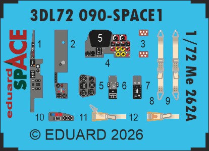1/72 Me 262A SPACE (ARMA H.)