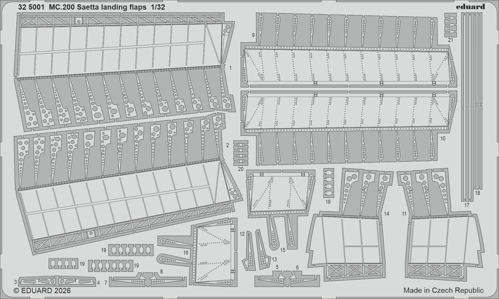 SET MC.200 Saetta landing flaps (ITAL)