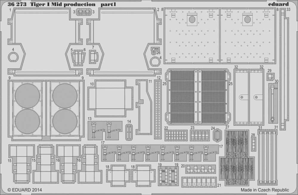 SET Tiger I Mid production (DRAG 6700)