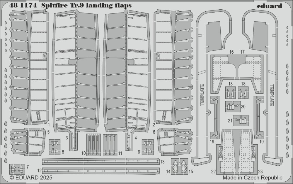 SET Spitfire Tr.9 landing flaps (AIRF)