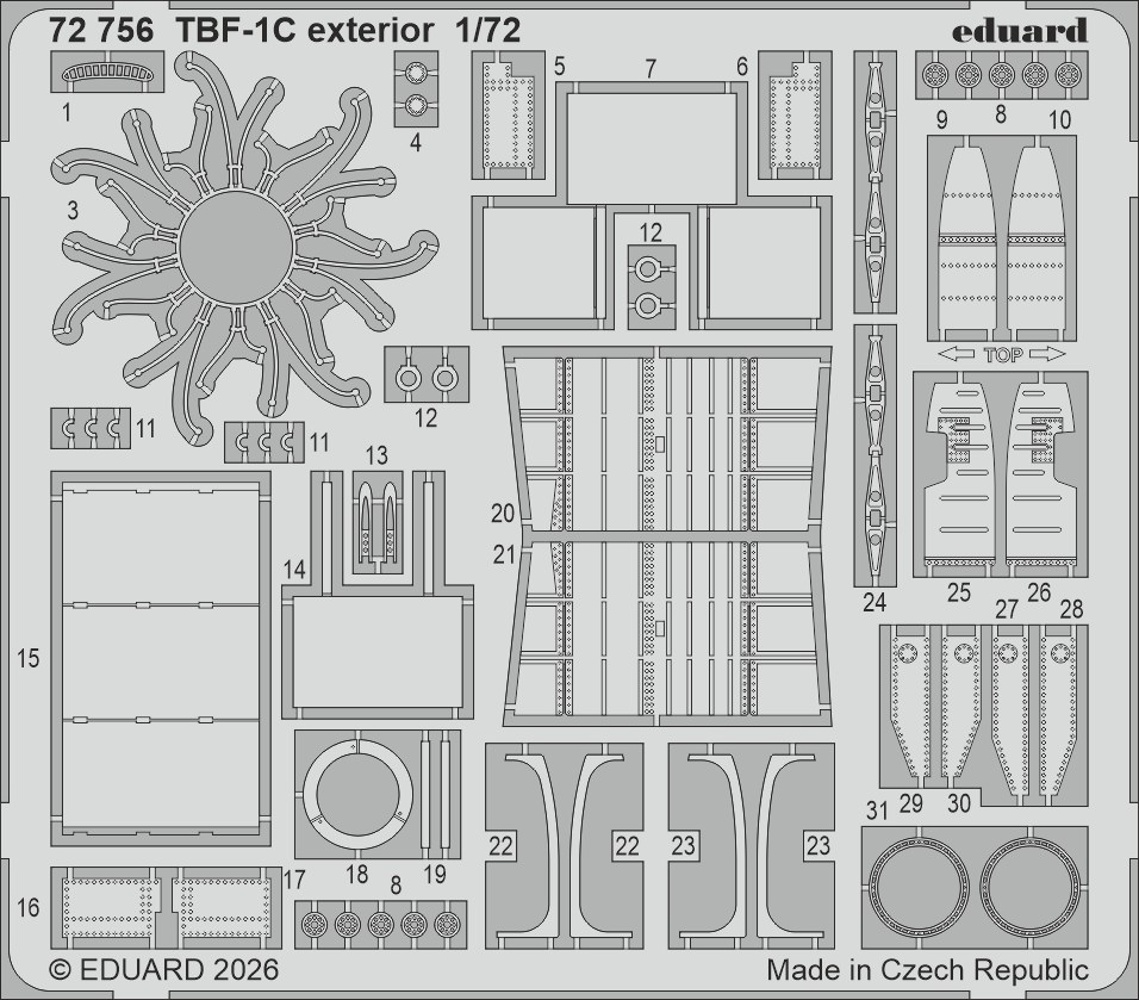 SET TBF-1C exterior (HOBBYB)