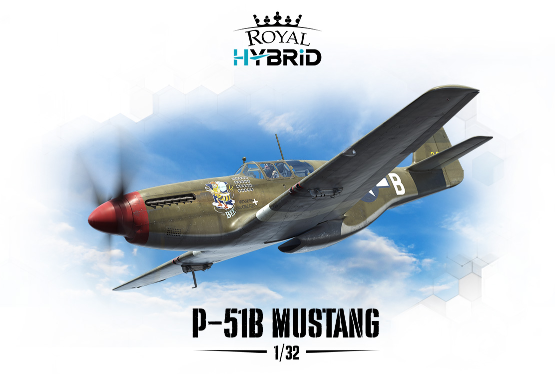 1/32 P-51B Mustang (ROYAL HYBRID Edition)