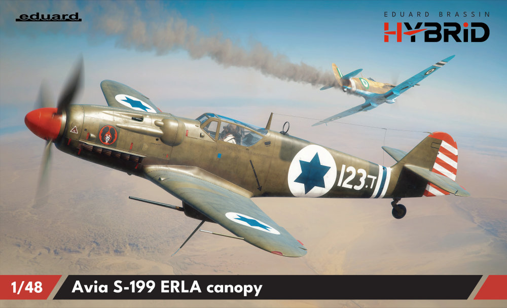 1/48 Avia S-199 ERLA canopy (HYBRID)