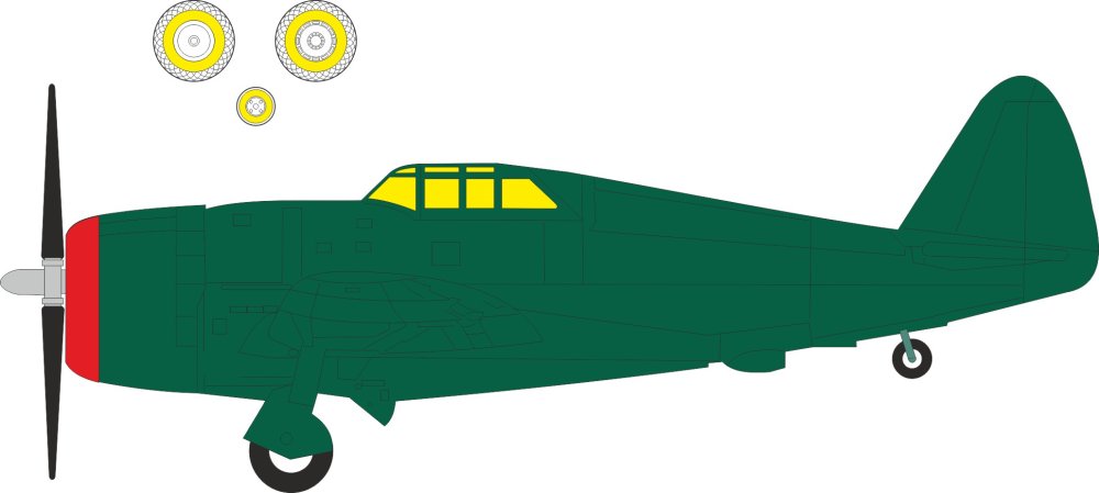 Mask 1/48 P-47D Razorback (MINA)