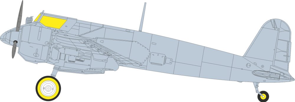 Mask 1/48 Hs 129B (TAKOM)