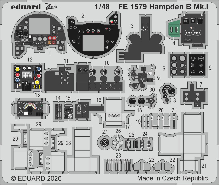 1/48 Hampden B Mk.I (ICM)