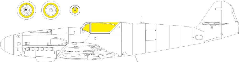 Mask 1/32 Bf 109K-4 (KOTARE)