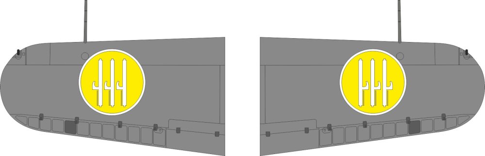 Mask 1/32 MC.200 Saetta wings nat.insignia (ITAL)