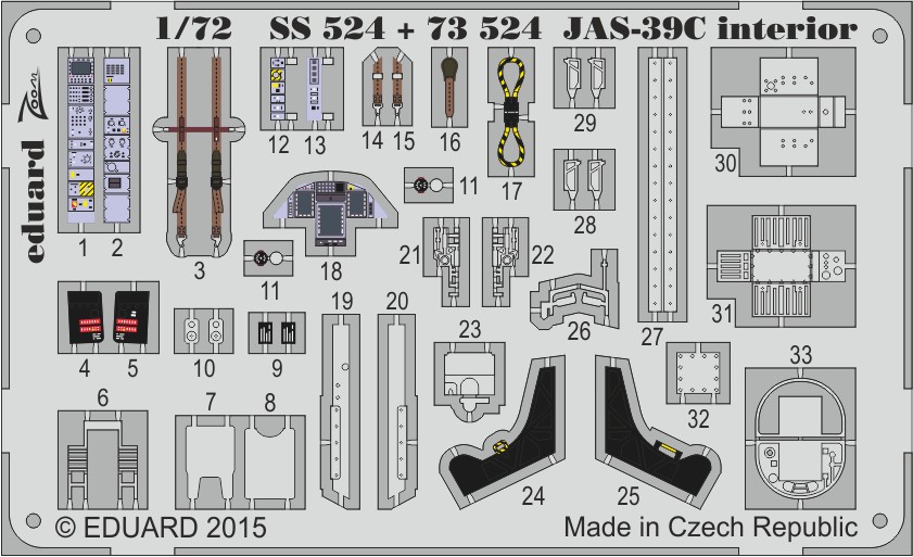 1/72 JAS-39C interior  (REV)