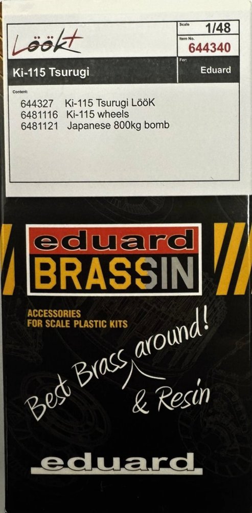 BRASSIN 1/48 Ki-115 Tsurugi LööKplus (EDU)