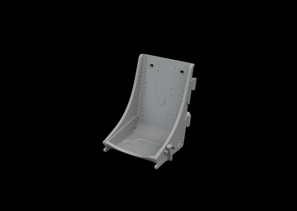 BRASSIN 1/48 P-40 seat Type 2 PRINT (EDU)