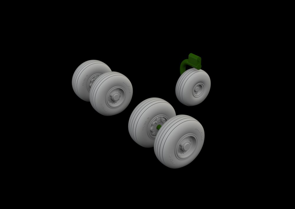 BRASSIN 1/48 Jaguar GR.1 / GR.1A wheels (AIRF)