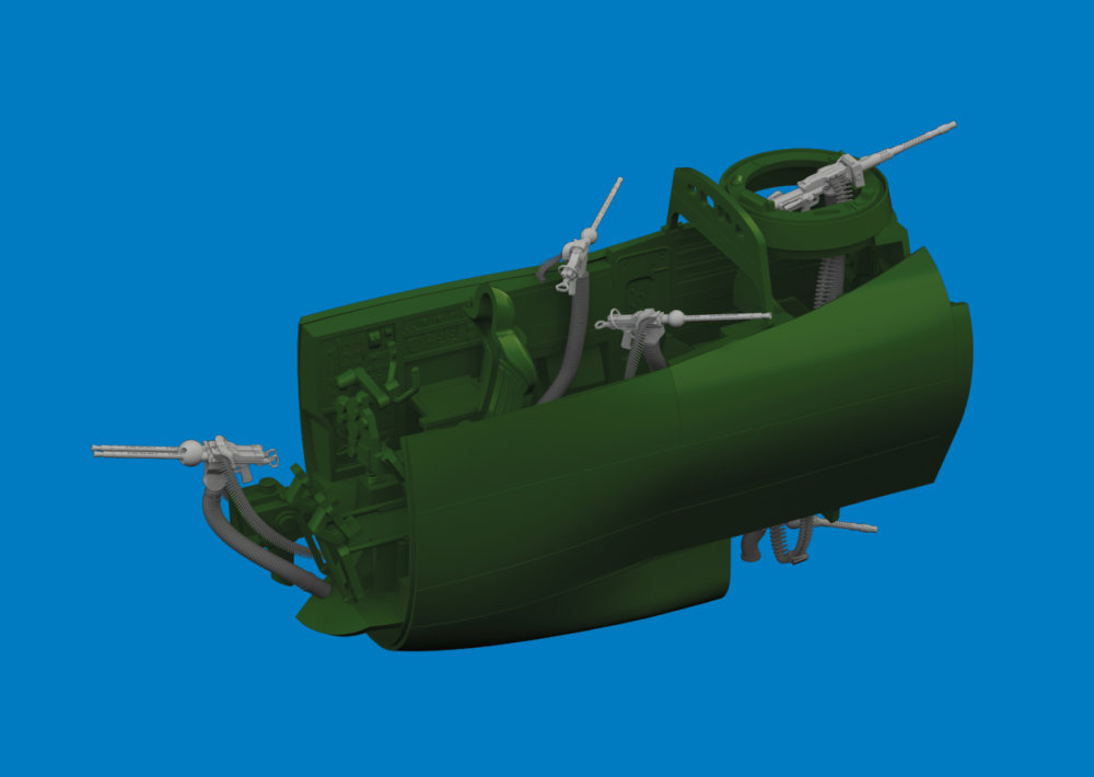 BRASSIN 1/48 Do 217K guns PRINT (ICM)