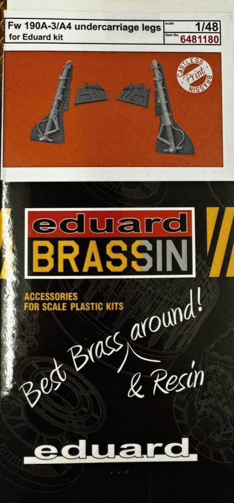 BRASSIN 1/48 Fw 190A-3/A-4 undercar.legs  (EDU)
