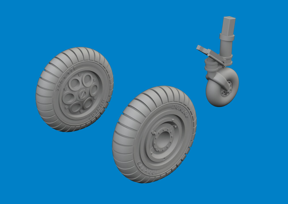 BRASSIN 1/72 Fw 190A wheels early (TAM)