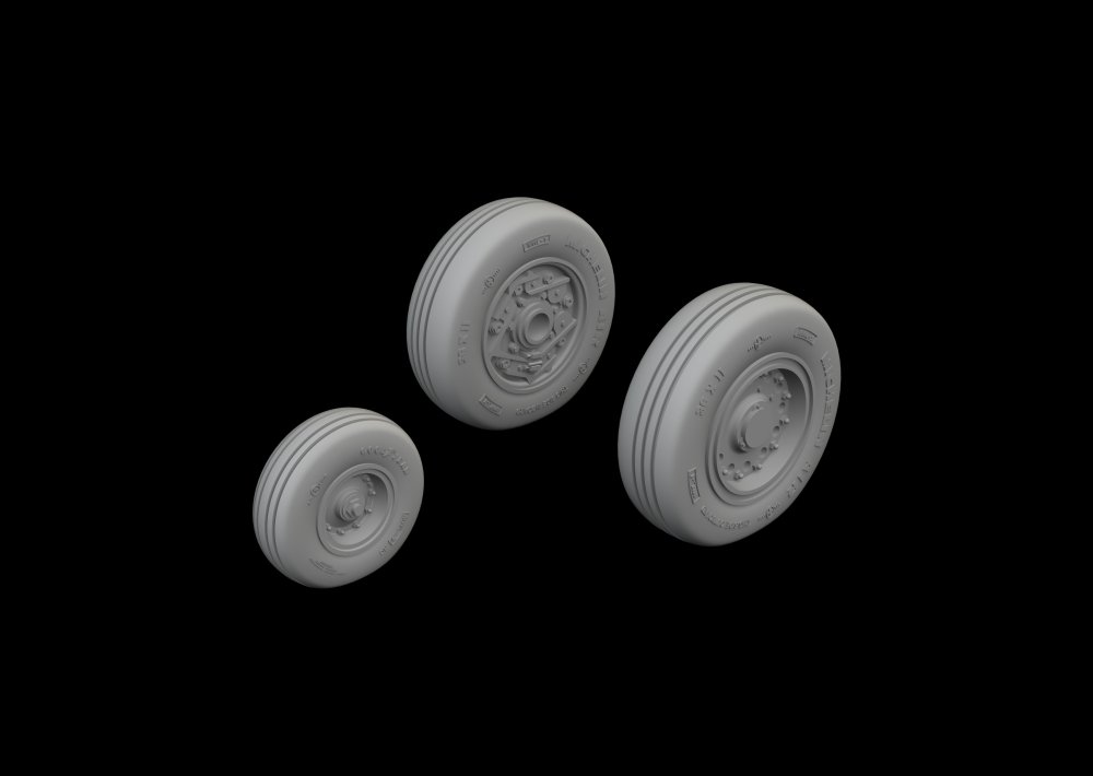BRASSIN 1/72 A-10C wheels (G.W.H.)