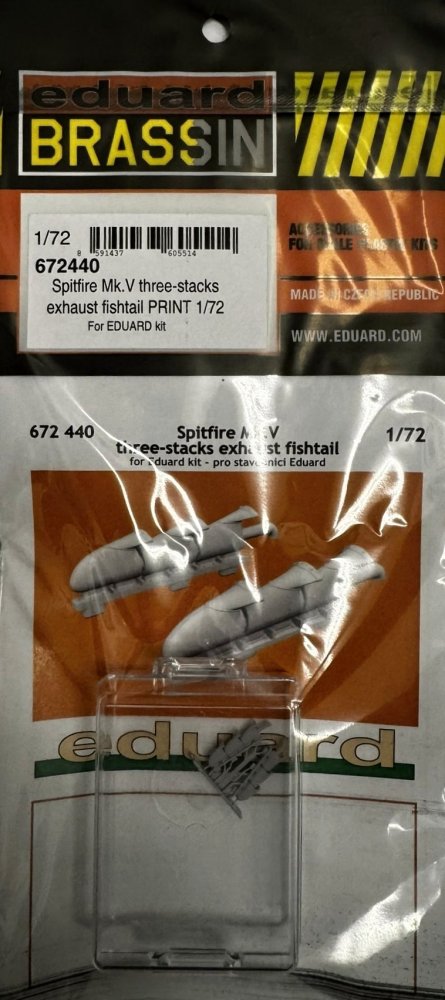 BRASSIN 1/72 Spitfire Mk.V 3-stacks exh.fishtail