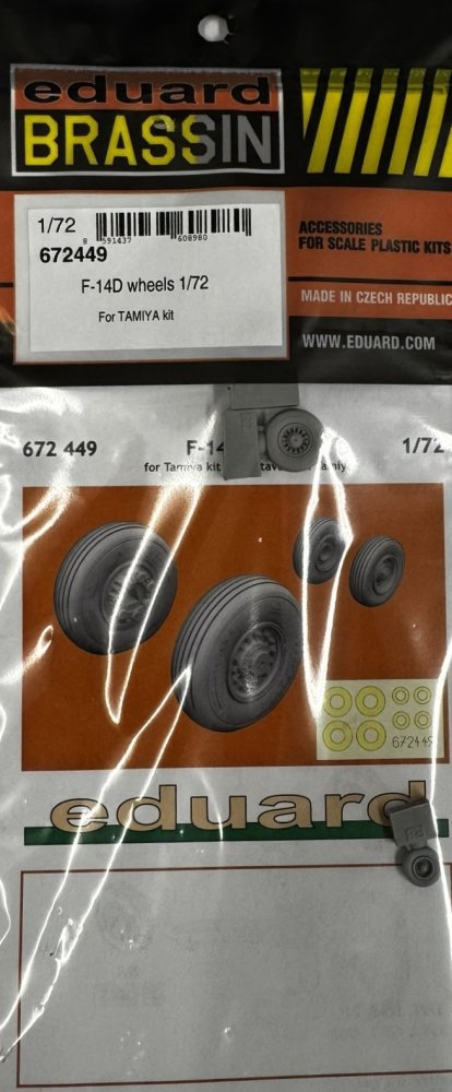 BRASSIN 1/72 F-14D wheels (TAM)