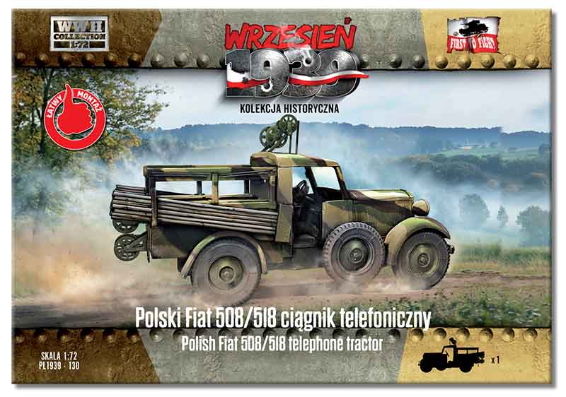 1/72 Polski Fiat 508/518 telephone tractor