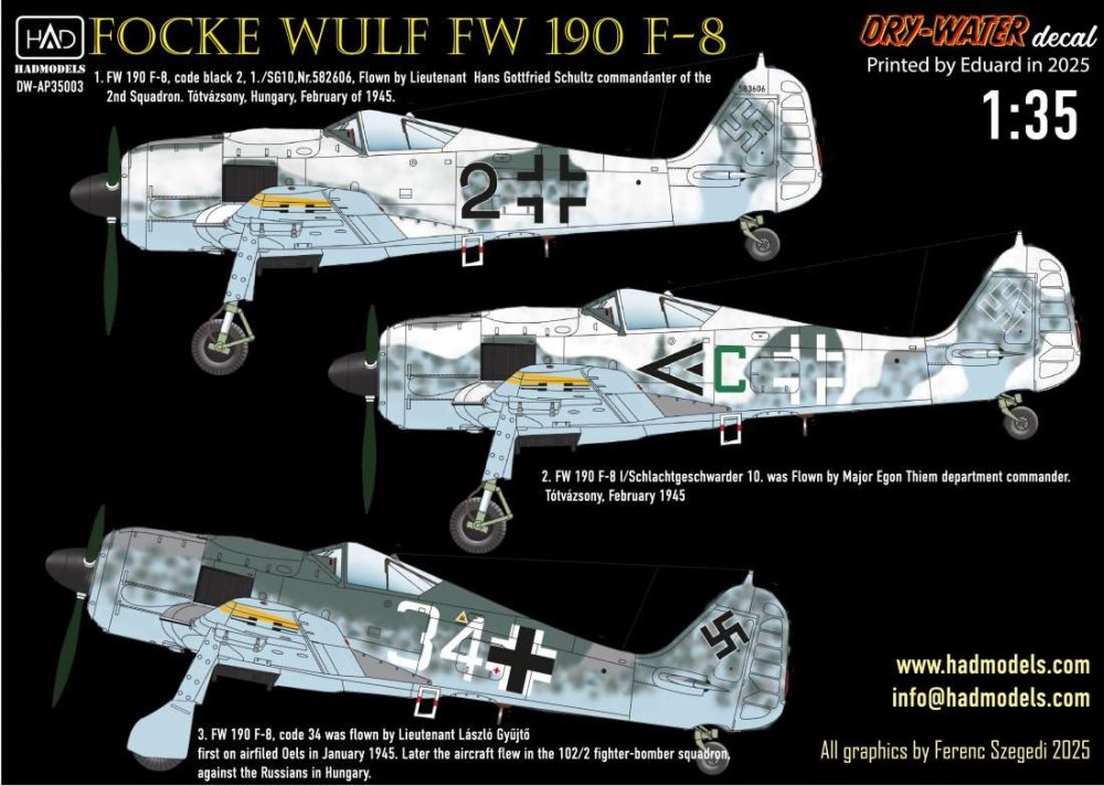1/35 Decal Fw 190 F-8 (dry-water)