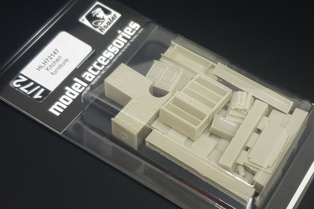 1/72 Kitchen furniture (resin set)