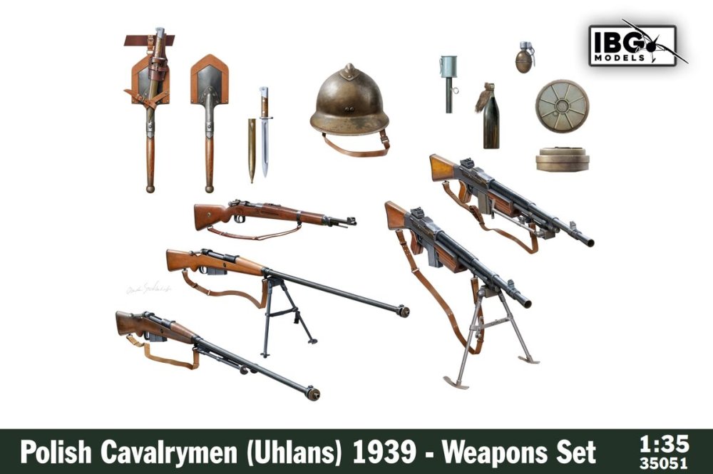 1/35 Polish Cavalrymen (Uhlans) 1939 - Weapons Set