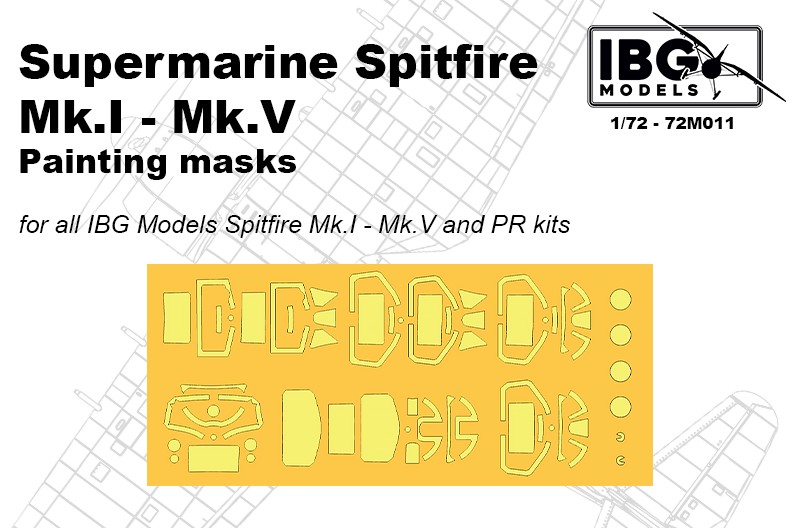 1/72 Spitfire Painting mask