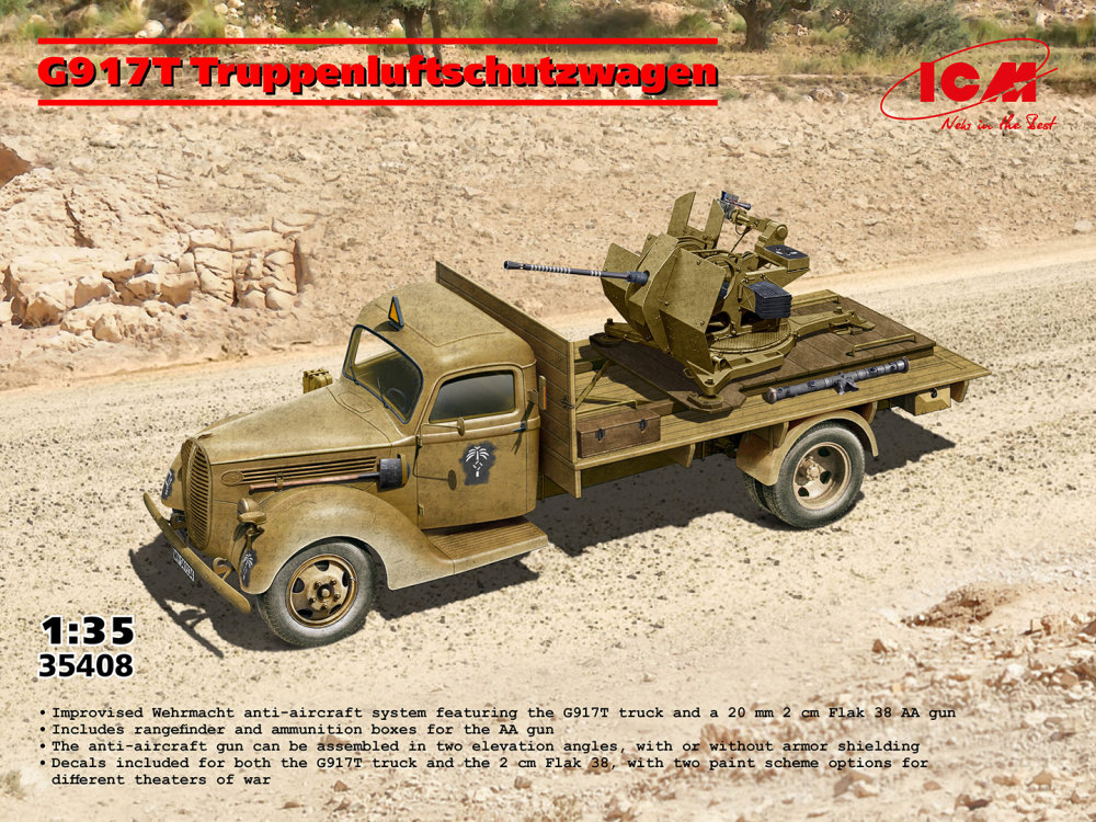 1/35 G917T Truppenluftschutzwagen (3x camo)