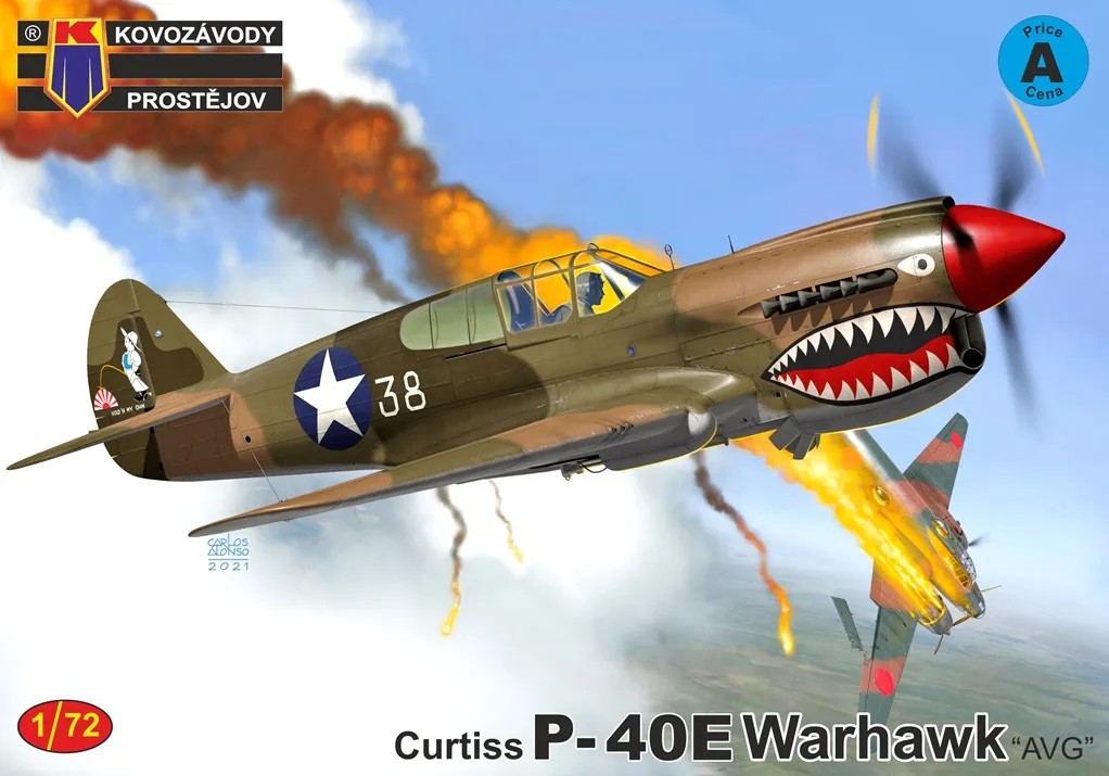 1/72 Curtiss P-40E Warhawk (3x camo)