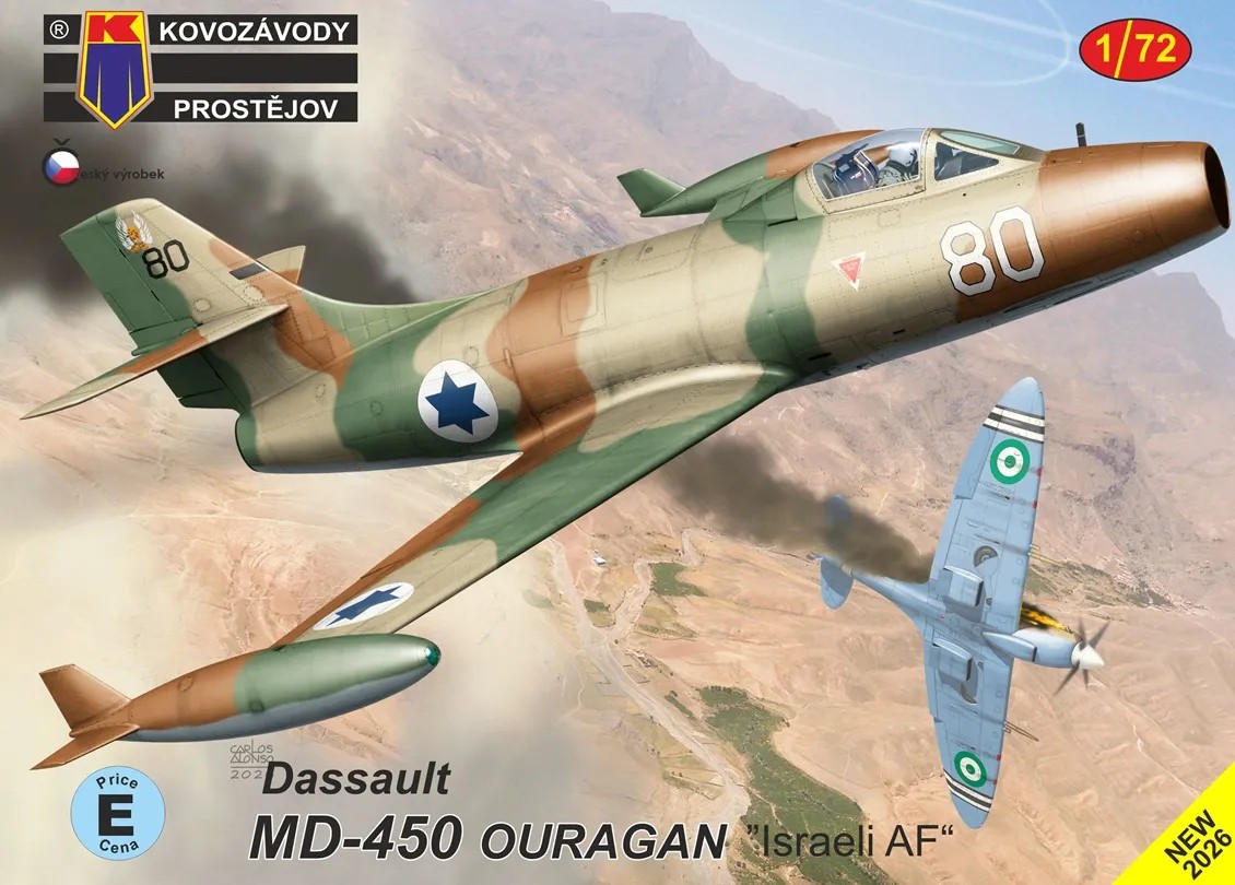 1/72 MD-450 Ouragan/Toofani Israel AF (3x camo)
