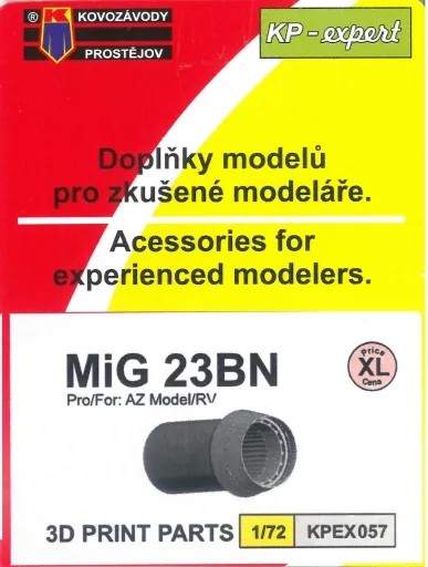 1/72 MiG-23BN exhaust nozzle (3D Printed)