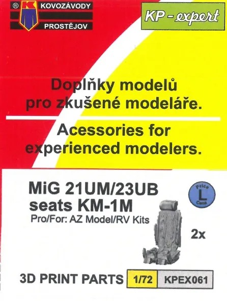 1/72 MiG-21UM/23UB seats KM-1M (2 pcs.)