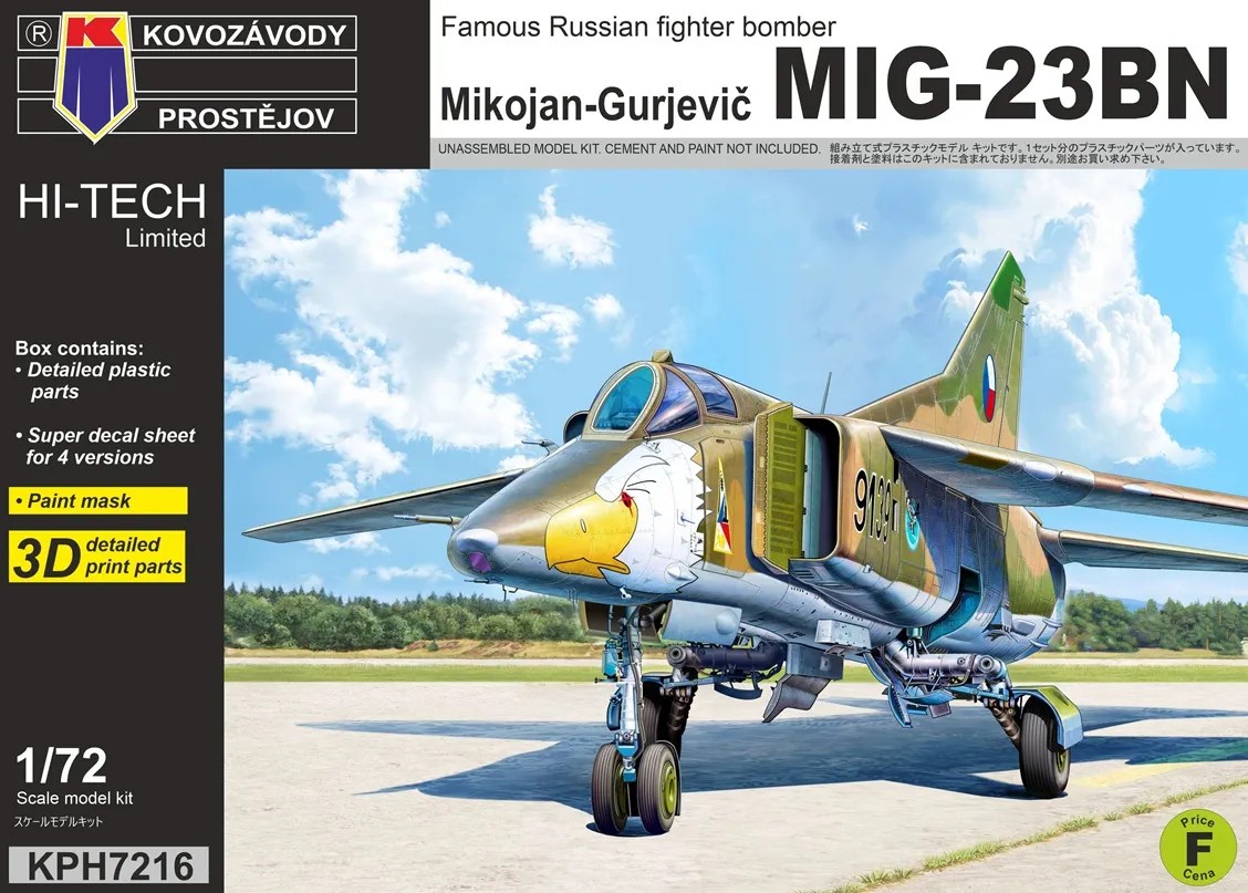 1/72 MiG-23BN (4x camo) HI-TECH