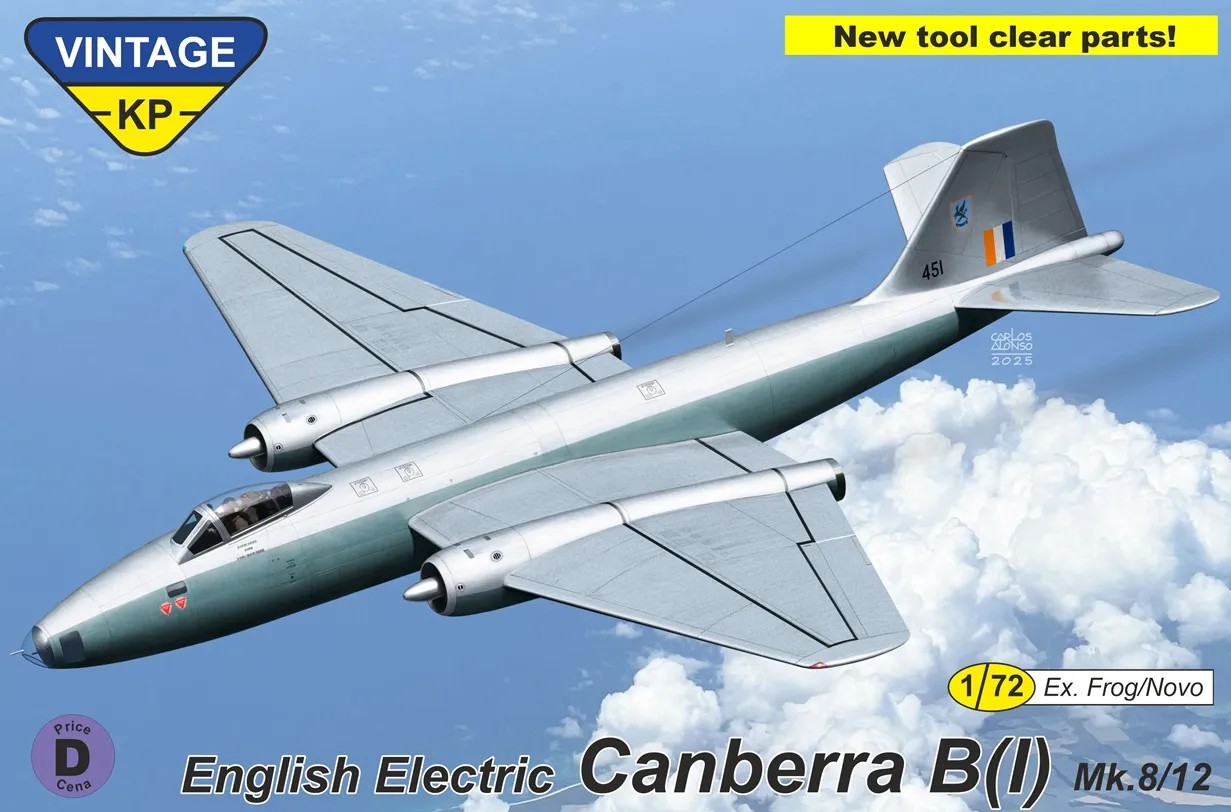 1/72 Canberra B(I) Mk.8/12 (ex-FROG/NOVO) VINTAGE