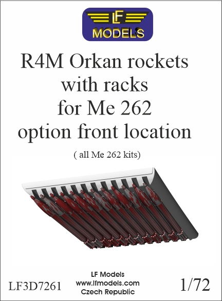 1/72 R4M Orkan rockets w/ racks - front location