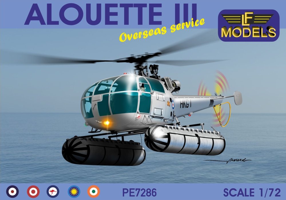 1/72 Alouette III - Overseas service (5x camo)