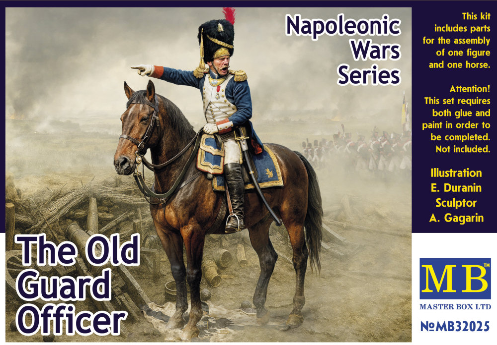 1/32 The Old Guard Officer, Napoleonic Wars Era