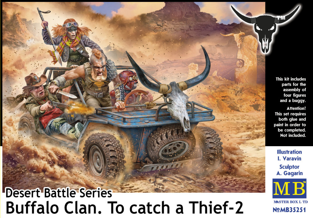 1/35 Buffalo clan, To catch a Thief 2 (4 fig.&car)