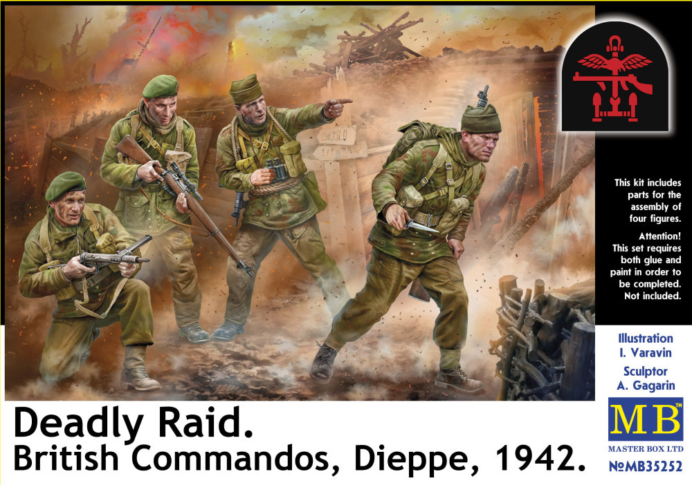 1/35 Deadly Raid, British Commandos, Dieppe 1942