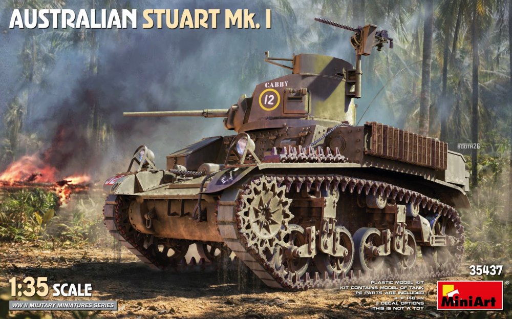 1:35 Australian Stuart Mk.I (3x camo)