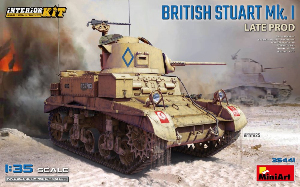1/35 British Stuart Mk. I Late Prod. Interior Kit