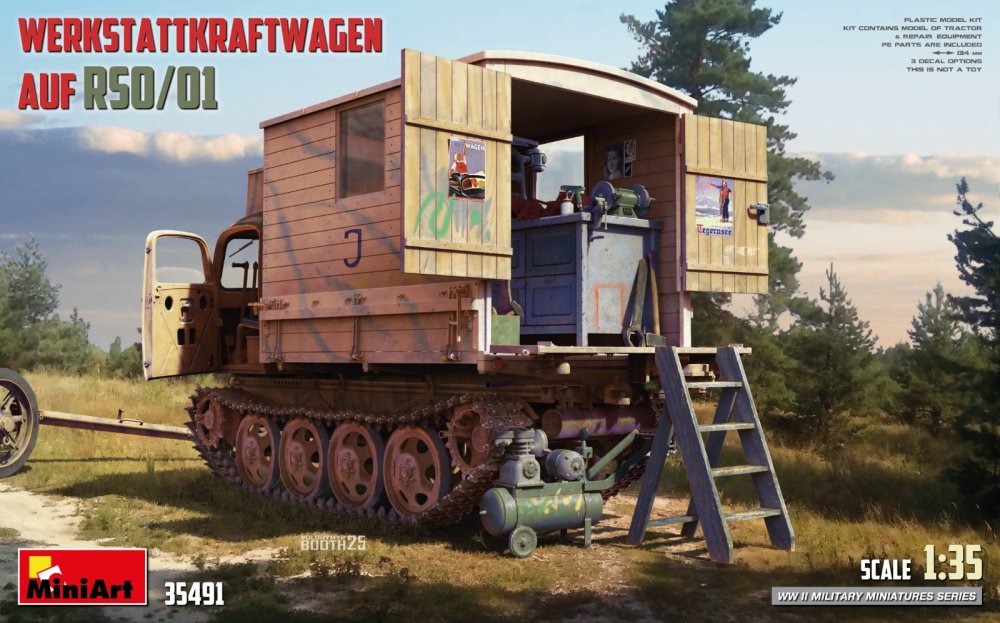 1:35 Werkstattkraftwagen Auf RSO/01 (3x camo)