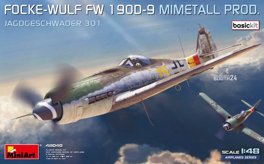 1:48 Focke-Wulf Fw 190D-9 Mimetall Prod. Jagd.301 (BASIC KIT)