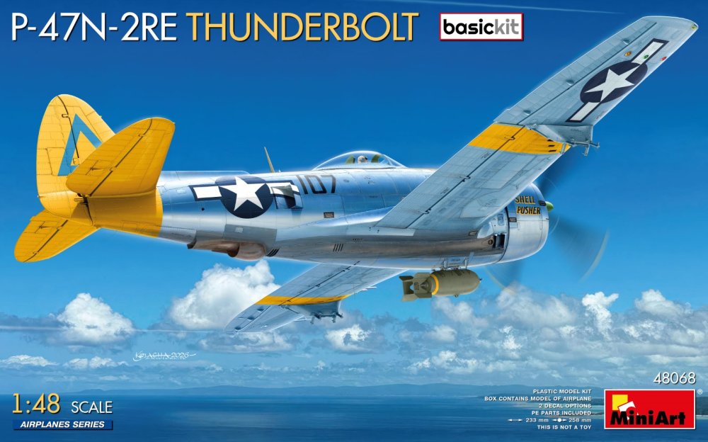1:48 Republic P-47N-2RE Thunderbolt (Basic Kit)